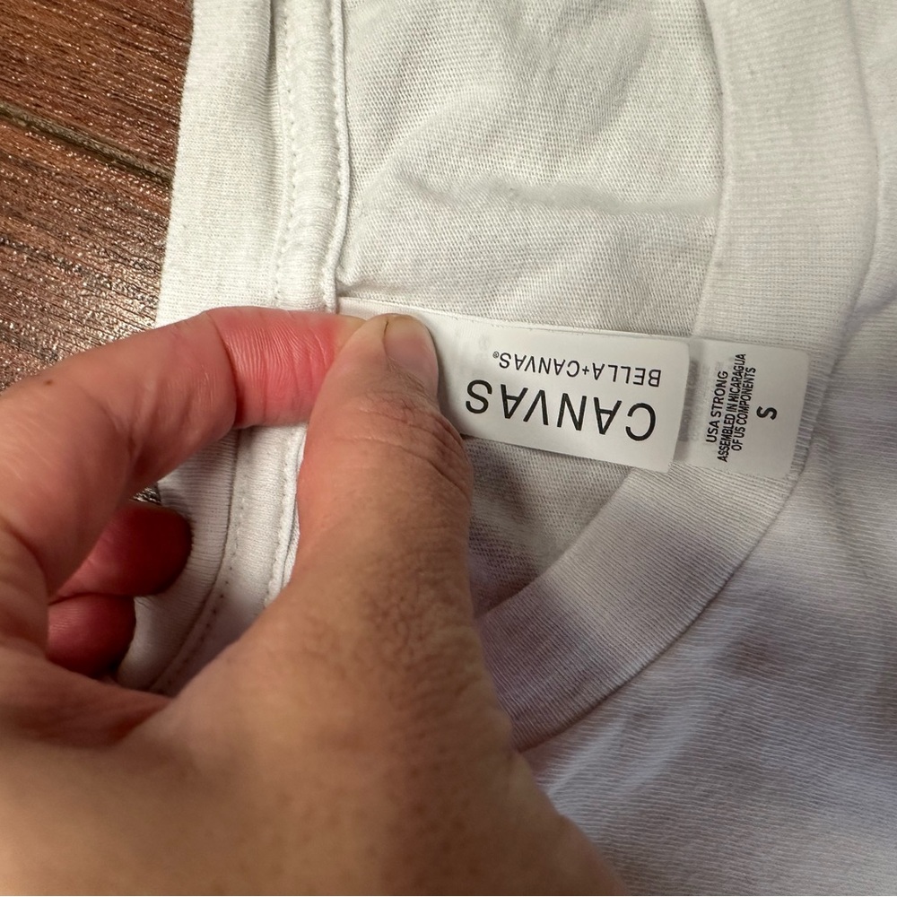 Bella Canvas Classic White Tee - Picture 3 of 3